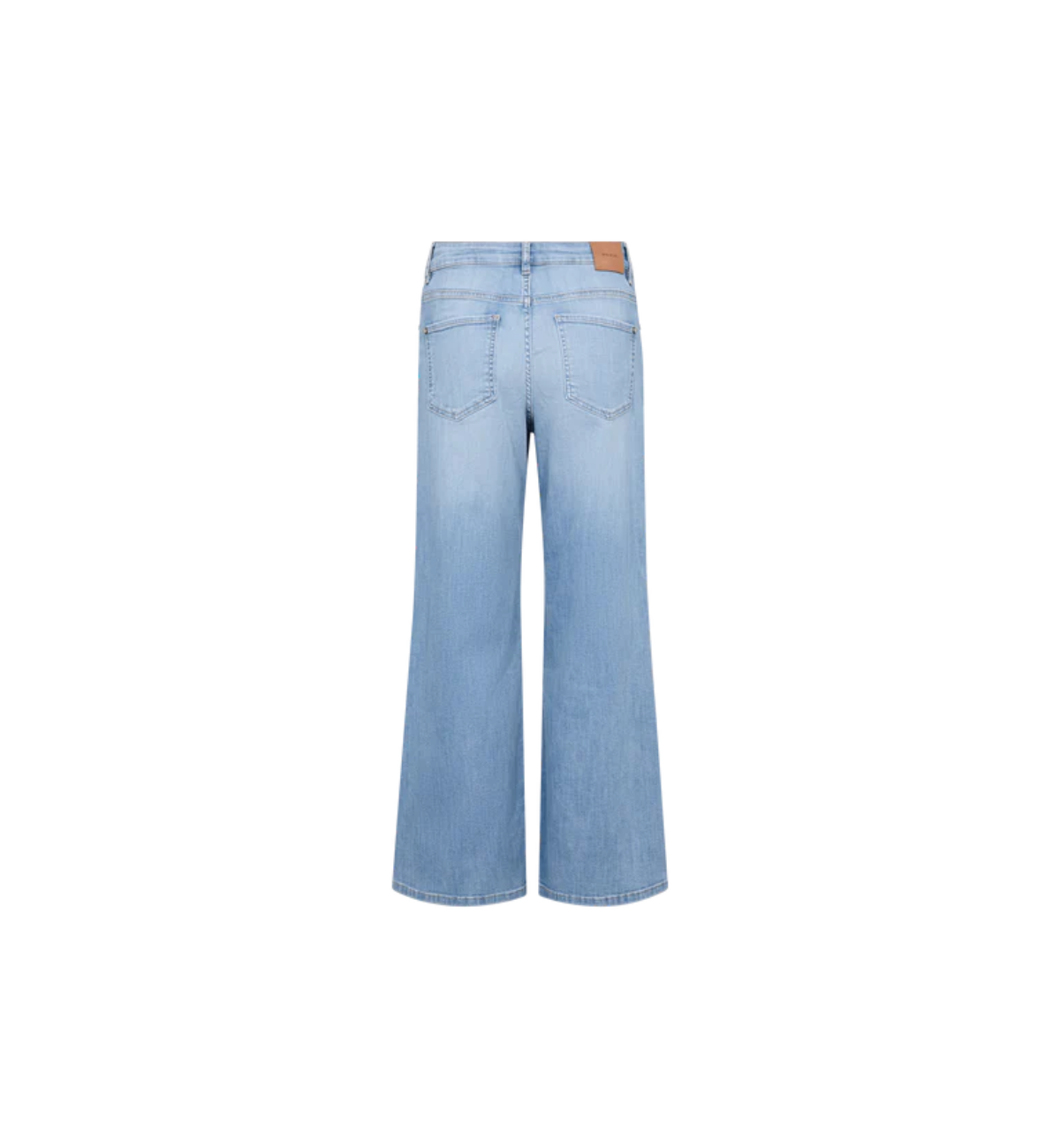 Jasnoniebieskie jeansy MOS MOSH z elastycznego denimu