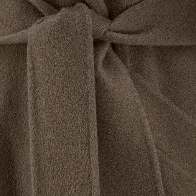 RIANI damski brązowy płaszcz o ponadczasowym fasonie