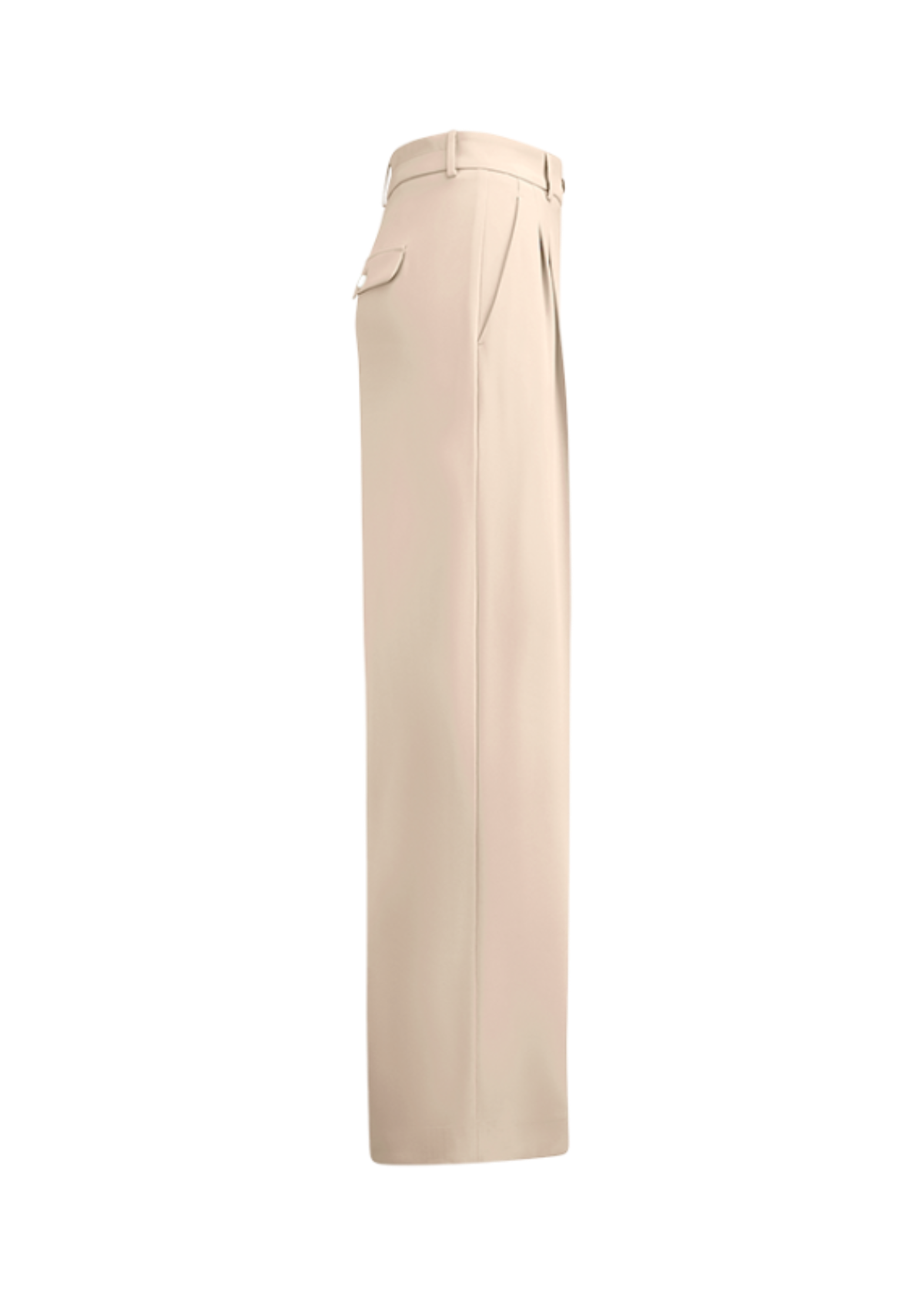 Beżowe eleganckie spodnie RIANI z wysokim stanem