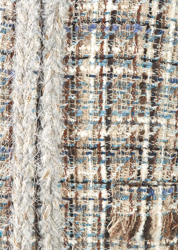 Żakiet RIANI wielokolorowy tweedowy o krótkim kroju