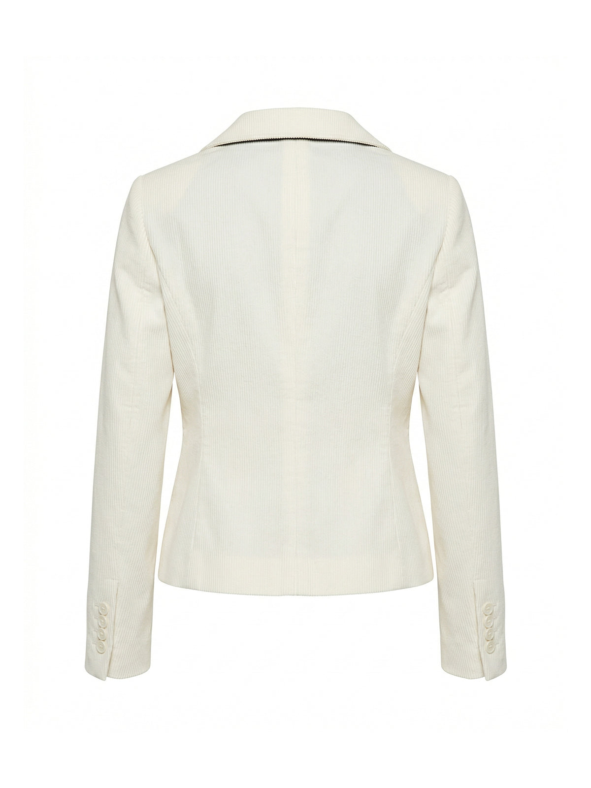 Marynarka – MOSCHINO – biała, kołnierzyk, dopasowana